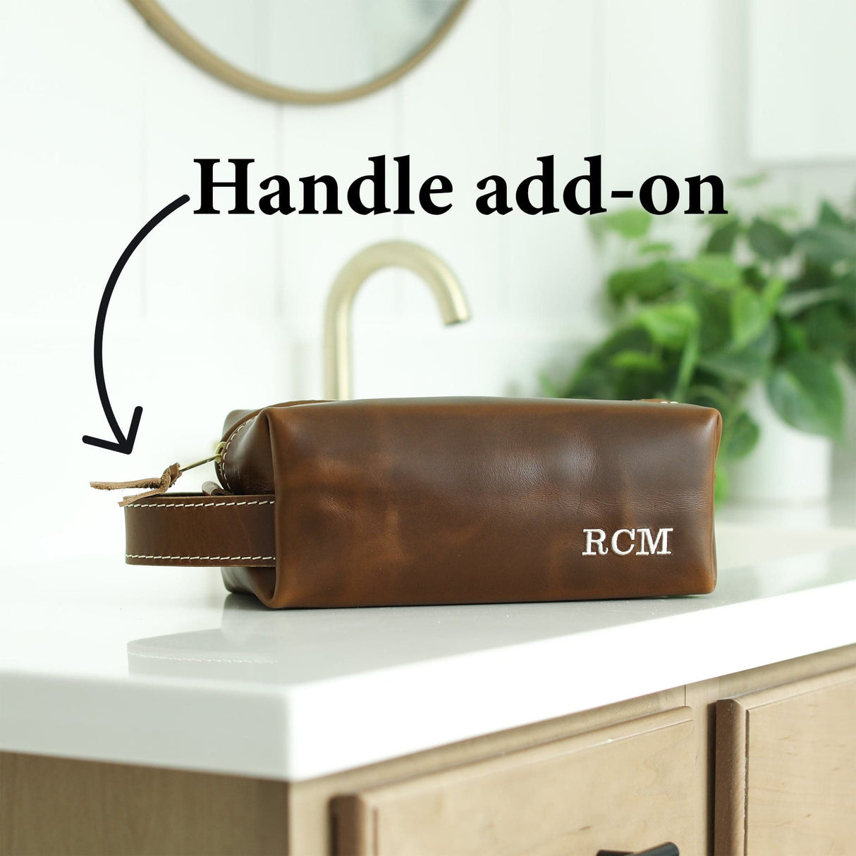 Toiletry Bag All for American from Lifetime Leather Co.