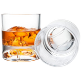 Baseball Whiskey Glass - 12oz Whiskey Glass by The Wine Savant - Perfect for Any Occasion, Baseball Lovers, Baseball Gifts, Baseball Themed Party, Baseball Birthday Gift Set (1) from The Wine Savant