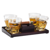 Cigar Holder Whiskey Glasses Set from The Wine Savant