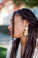 Rainbow Arch Earrings from LE CHIC MIAMI
