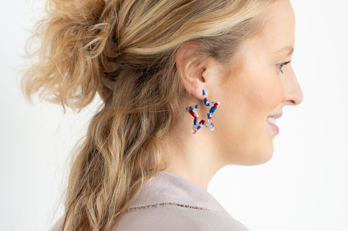 Star Hoops - Red, White & Blue from Spiffy & Splendid
