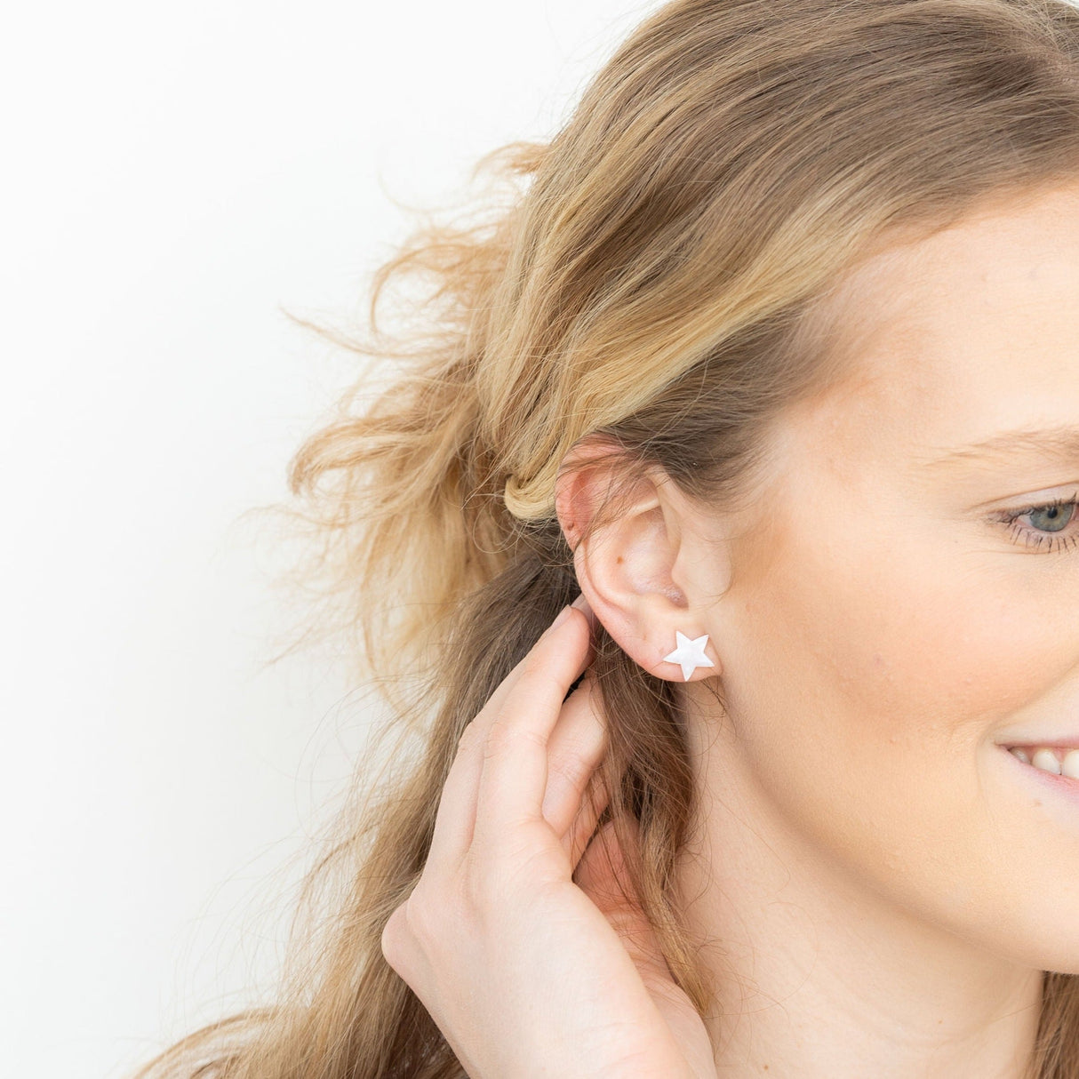 Star Studs- Pearly White from Spiffy & Splendid
