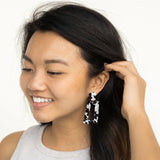 Avery Earrings- Black & White from Spiffy & Splendid