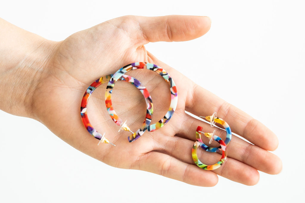 Cam Mini Hoops - Fiesta from Spiffy & Splendid