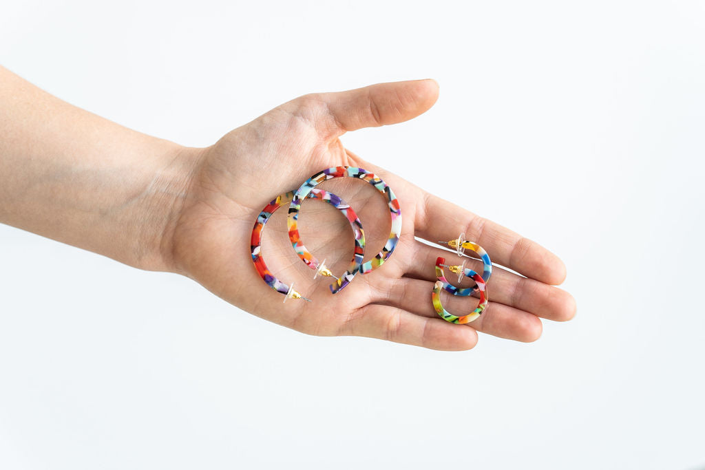 Cam Mini Hoops - Fiesta from Spiffy & Splendid