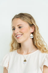 Ava Earrings - Pearl from Spiffy & Splendid