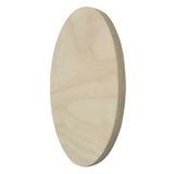 Trekell Raw Baltic Birch Ellipse Panel - 1/2" Thick Oval Wooden Canvas for Painting from Trekell Art Supplies