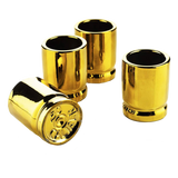 The Wine Savant 50 Caliber Bullet Shot Glasses Set - Set of 4 - Each holds 2 Ounces - Tactical Bullet Casings Shot Glasses from The Wine Savant