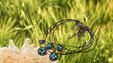 Copper Robin Nest Necklace with Up To 5 Beads from Alexa Martha Designs
