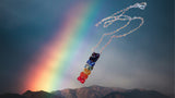 Handmade True Rainbow Crystal Rock Candy Necklace from Alexa Martha Designs