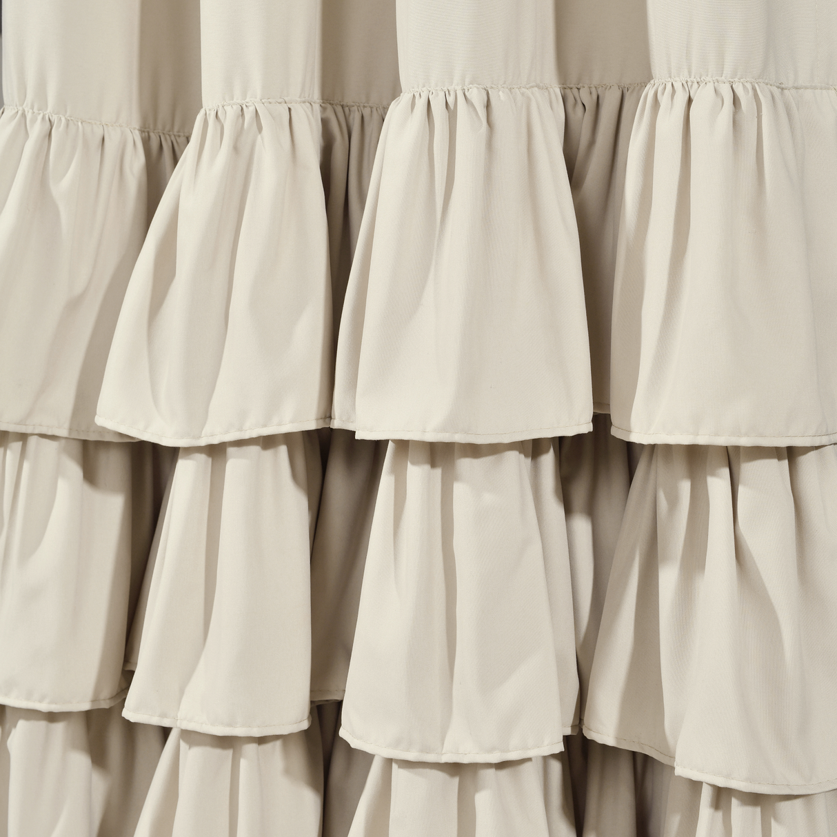 Allison Ruffle Window Curtain Panel Set from LushDecor