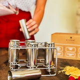 Stainless Steel Popsicle Molds, Round with Reusable Bamboo Sticks from ecozoi