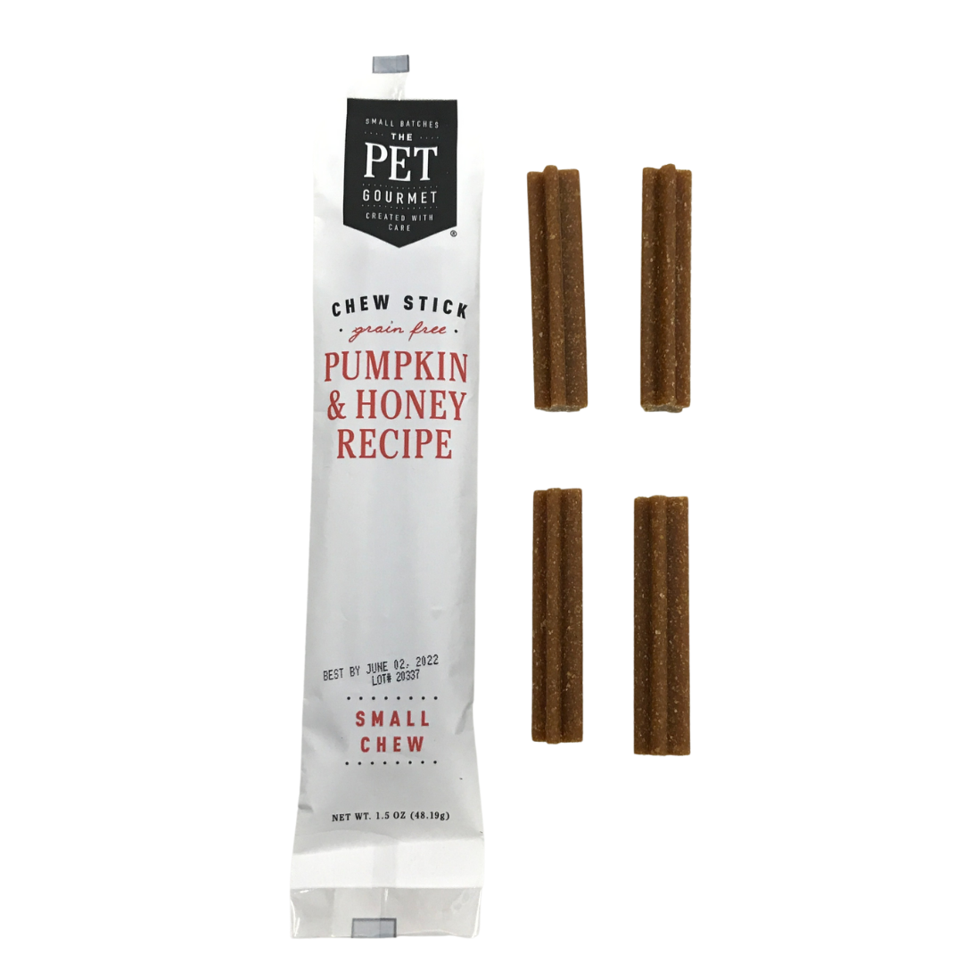 Pumpkin & Honey Chew Sticks from The Pet Gourmet®