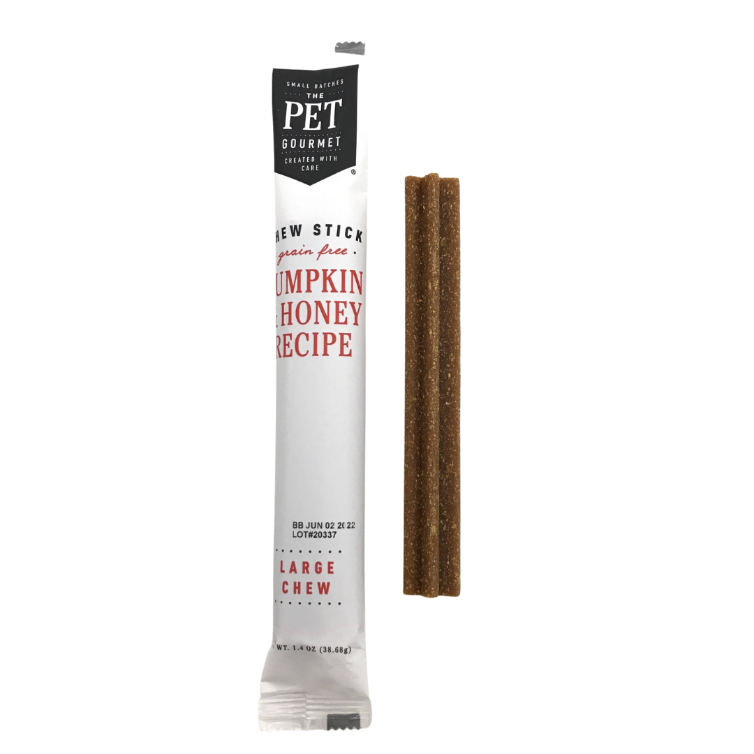 Pumpkin & Honey Chew Sticks from The Pet Gourmet®