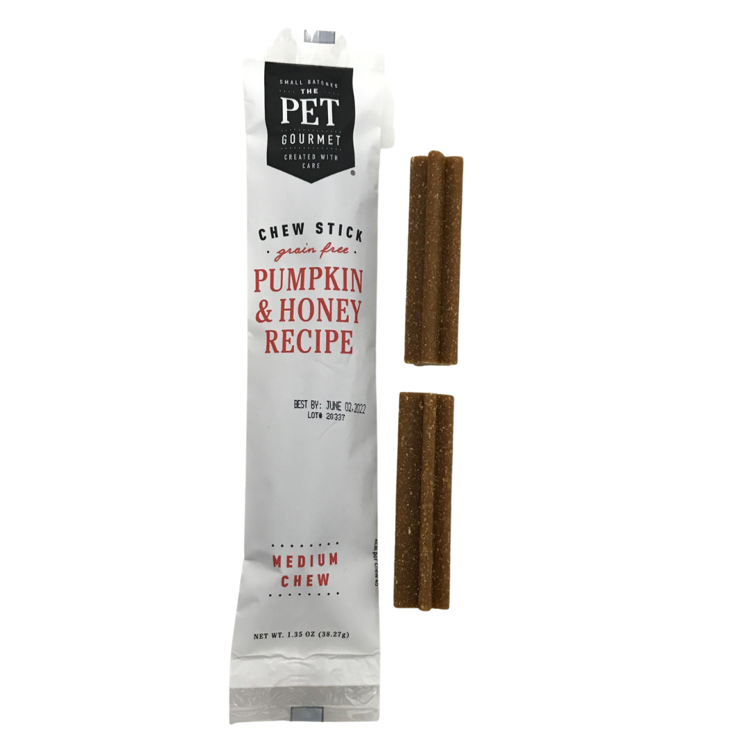 Pumpkin & Honey Chew Sticks from The Pet Gourmet®