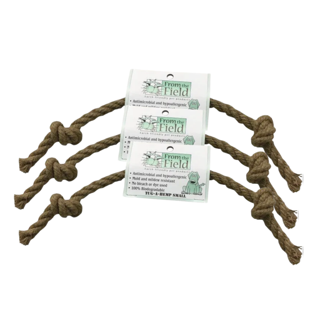 NATURAL HEMP DOG TUG-TOY from ReNewedPet