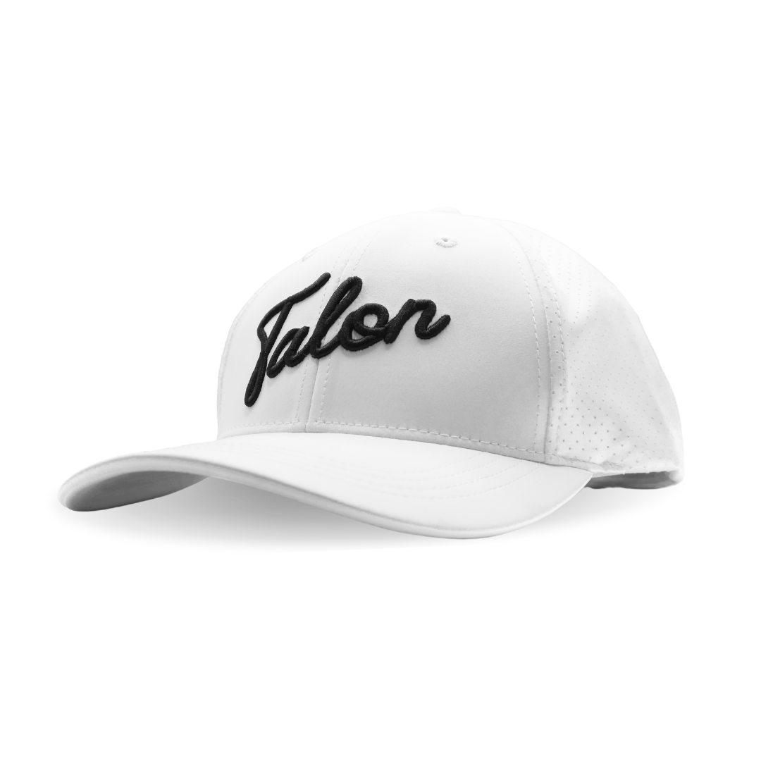 Tour Hat w/ Black Script from Talon Golf LLC
