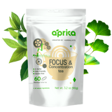 Focus & Concentration Herbal Tea, 60 Bags from Aprika Life