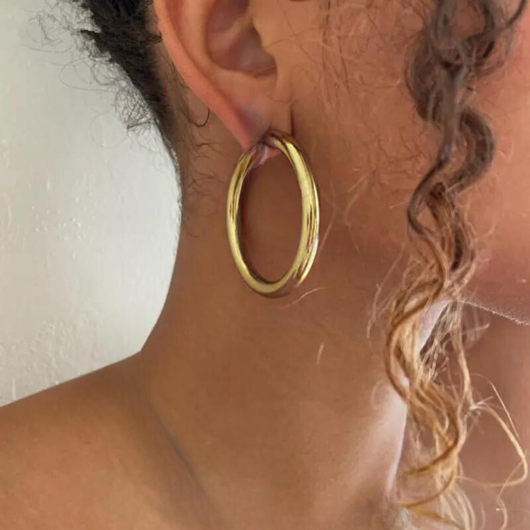 Fuerte Hoops from CELESTE SOL Jewelry