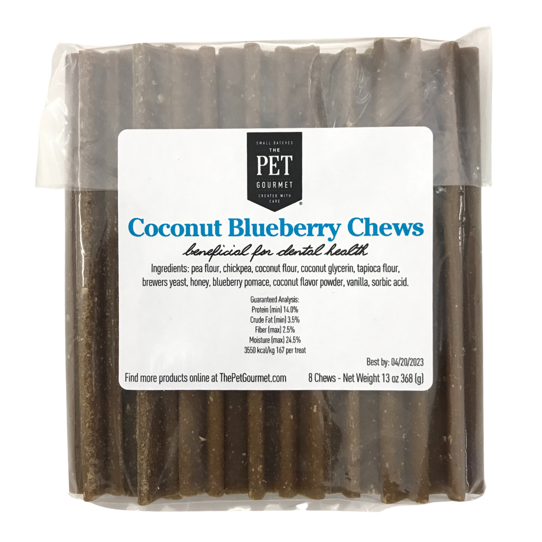 Coconut Blueberry Chew 8 Pack from The Pet Gourmet®