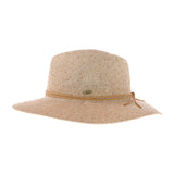 C.C Knitted Panama Hat with Sequins from Madeline Love