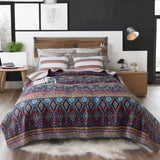 DaDa Bedding Southwestern Aztec Bohemian Desert Tribal Quilted Bedspread Set (KSX-002) from DaDalogy Bedding Collection