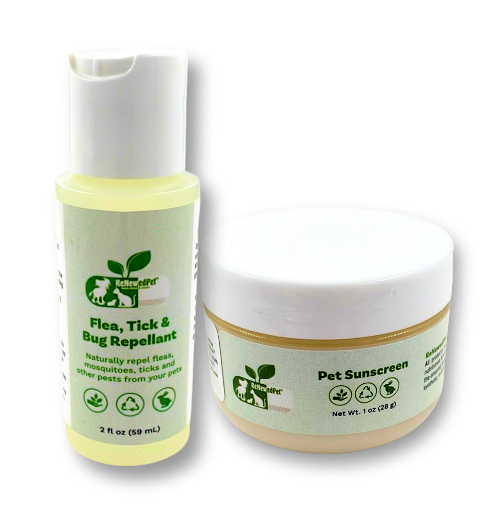 OUTDOOR SAFETY KIT/ Sunscreen & Flea/Tick/Bug Repellent from ReNewedPet