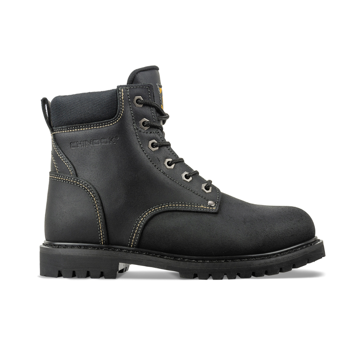 Oil Rigger 6” Steel Toe Men’s Work Boot - Black From Chinook Footwear