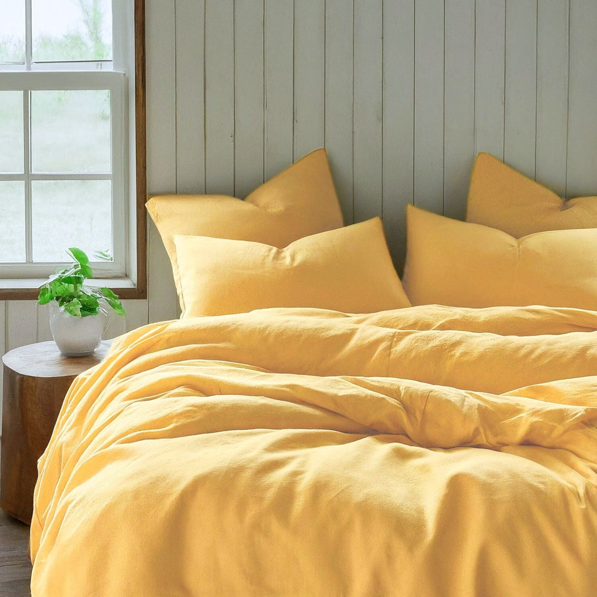 Tache Sunny Yellow Duvet Cover Set (404-YS-DS) from Tache Home Fashion