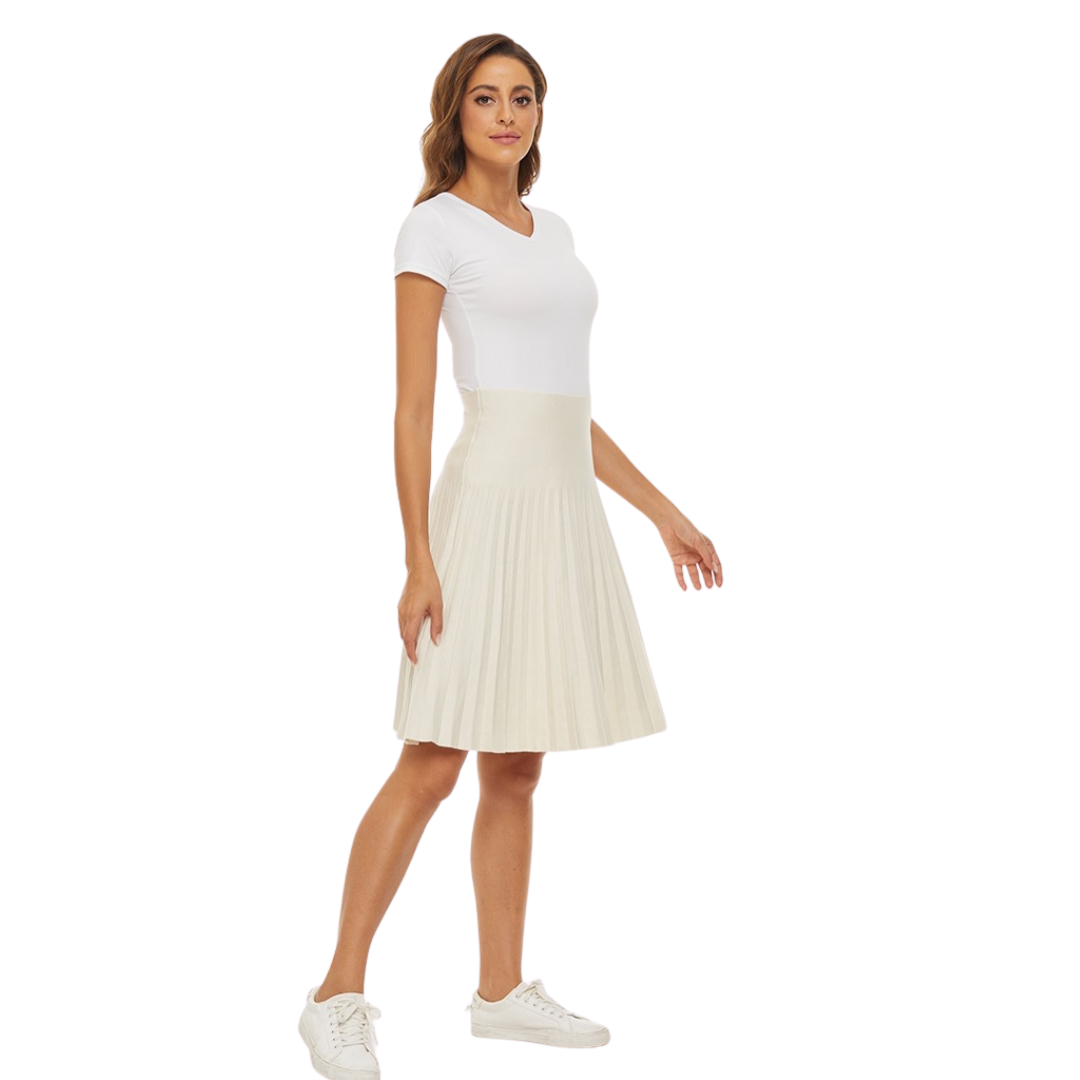 MM YEAR ROUND PLEATED - CREAM from Mia Mod
