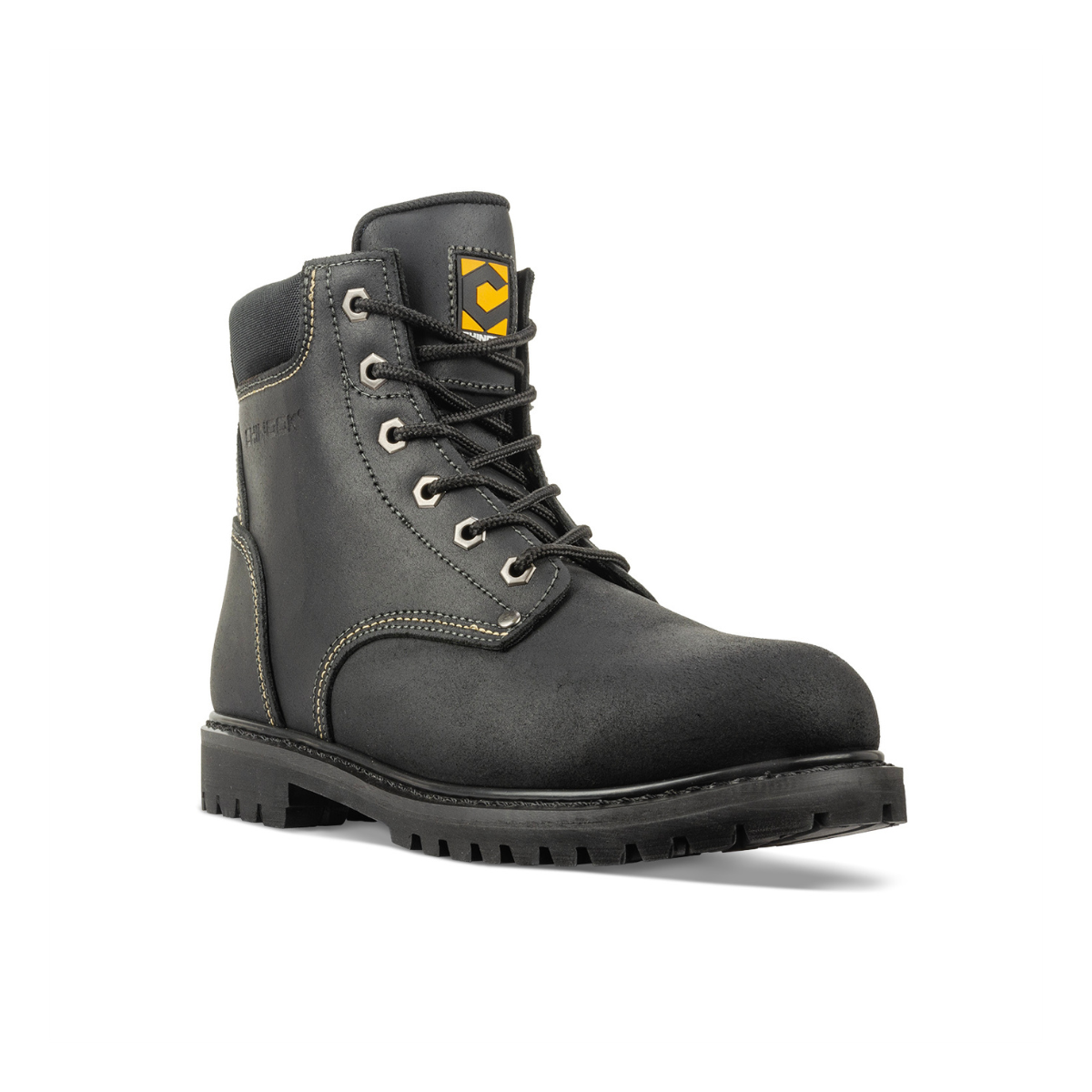 Oil Rigger 6” Steel Toe Men’s Work Boot - Black From Chinook Footwear