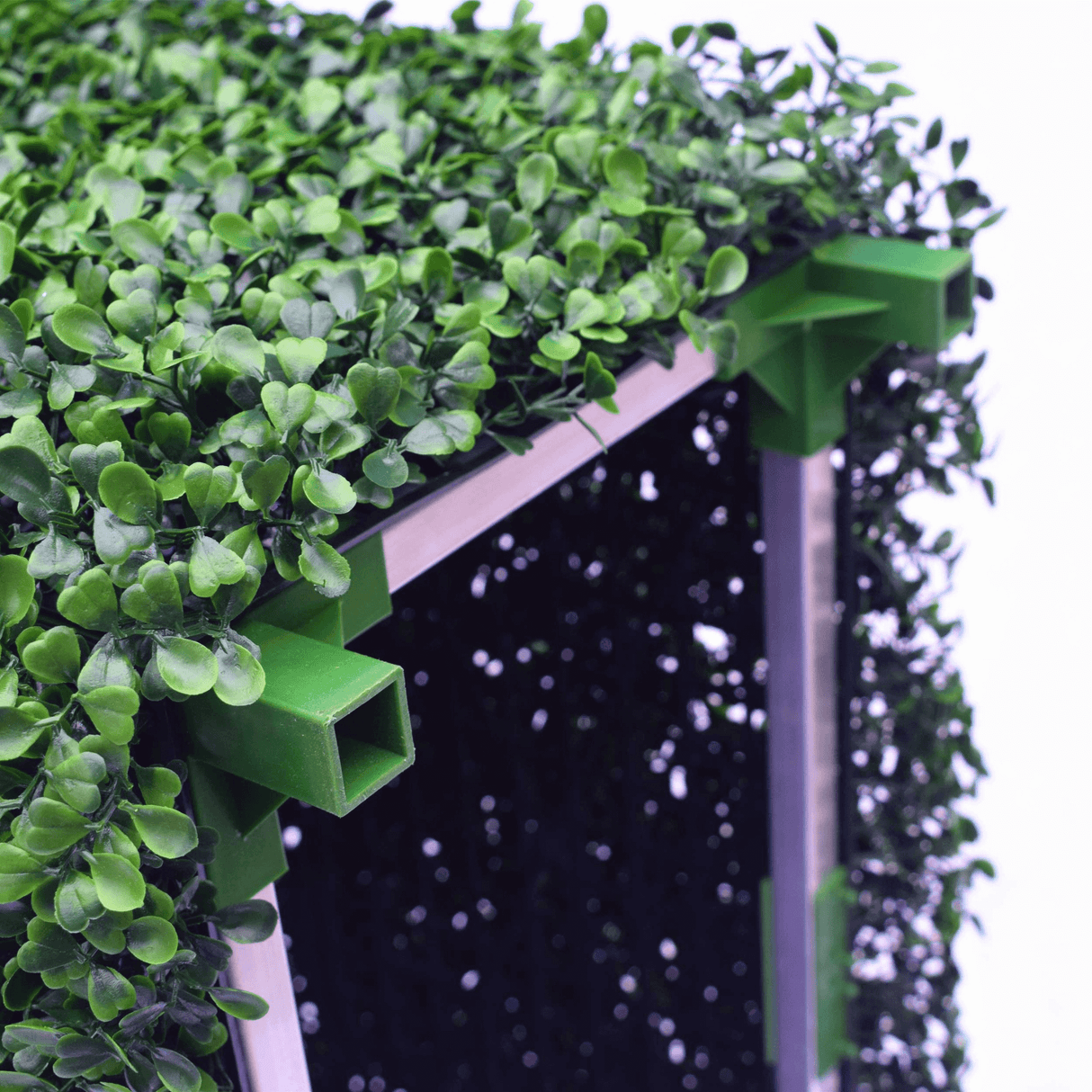 Dark Artificial Boxwood Hedge 40"L x 10"H Commercial Grade UV Resistant from Designer Plants USA