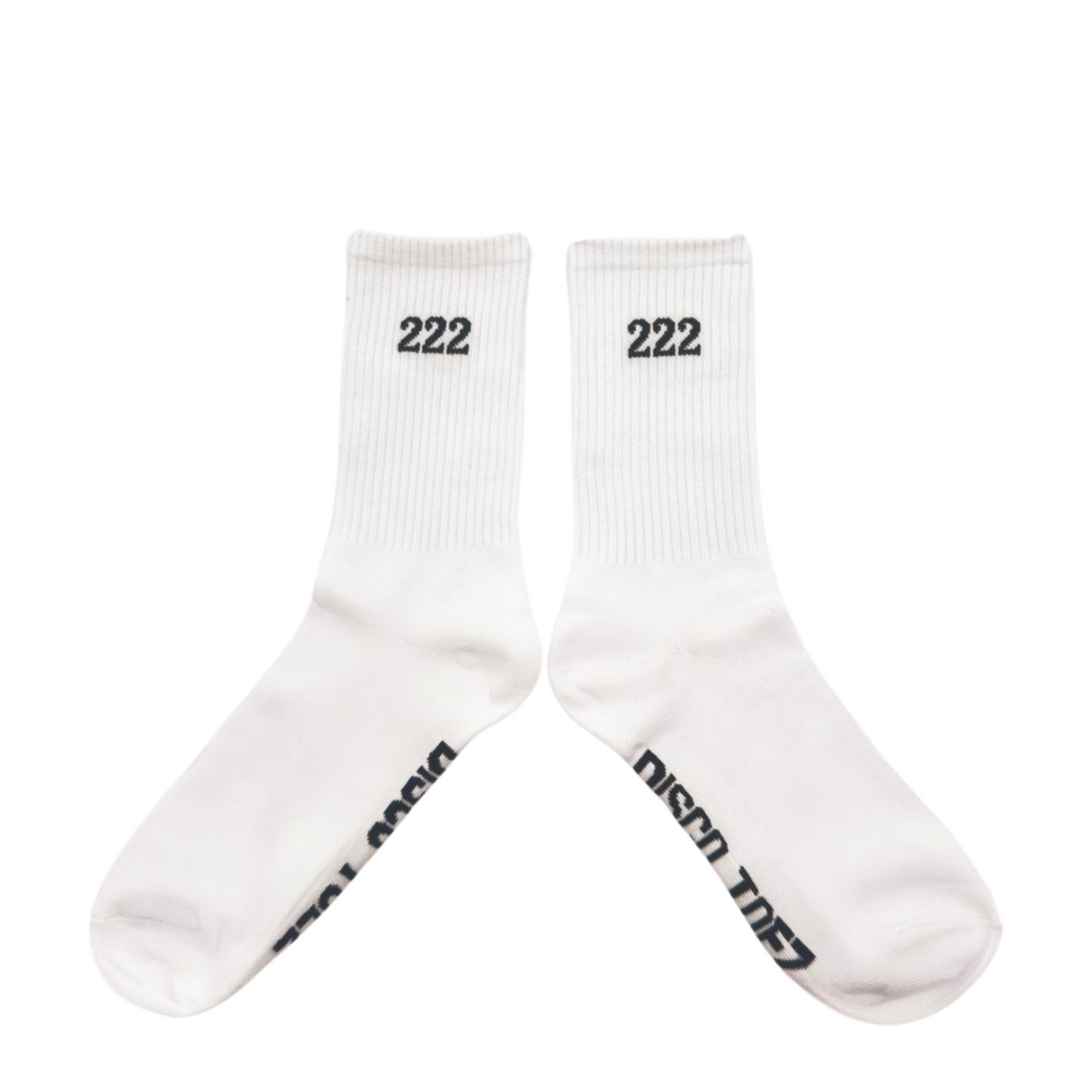 White 222 socks from Disco Toez