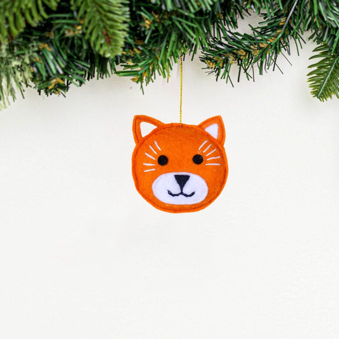 Mini Fox Felt Ornament from Upavim Crafts