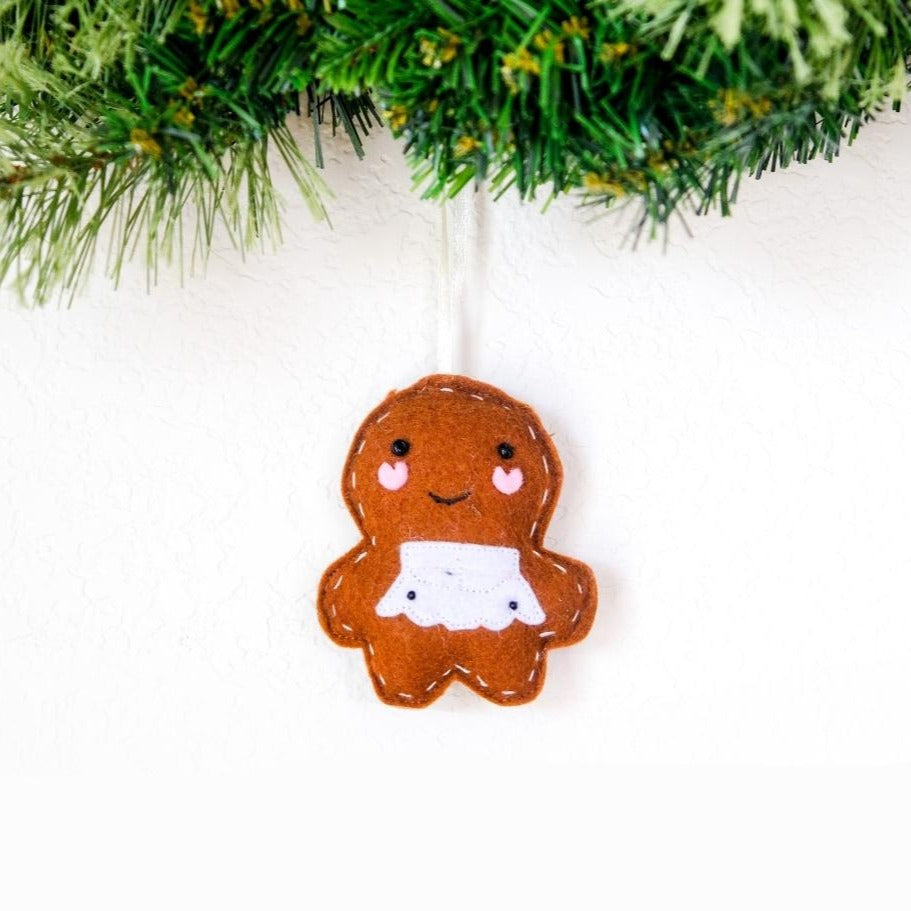 Mini Gingerbread Person Ornament from Upavim Crafts