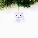 Mini Kitty Felt Ornament from Upavim Crafts