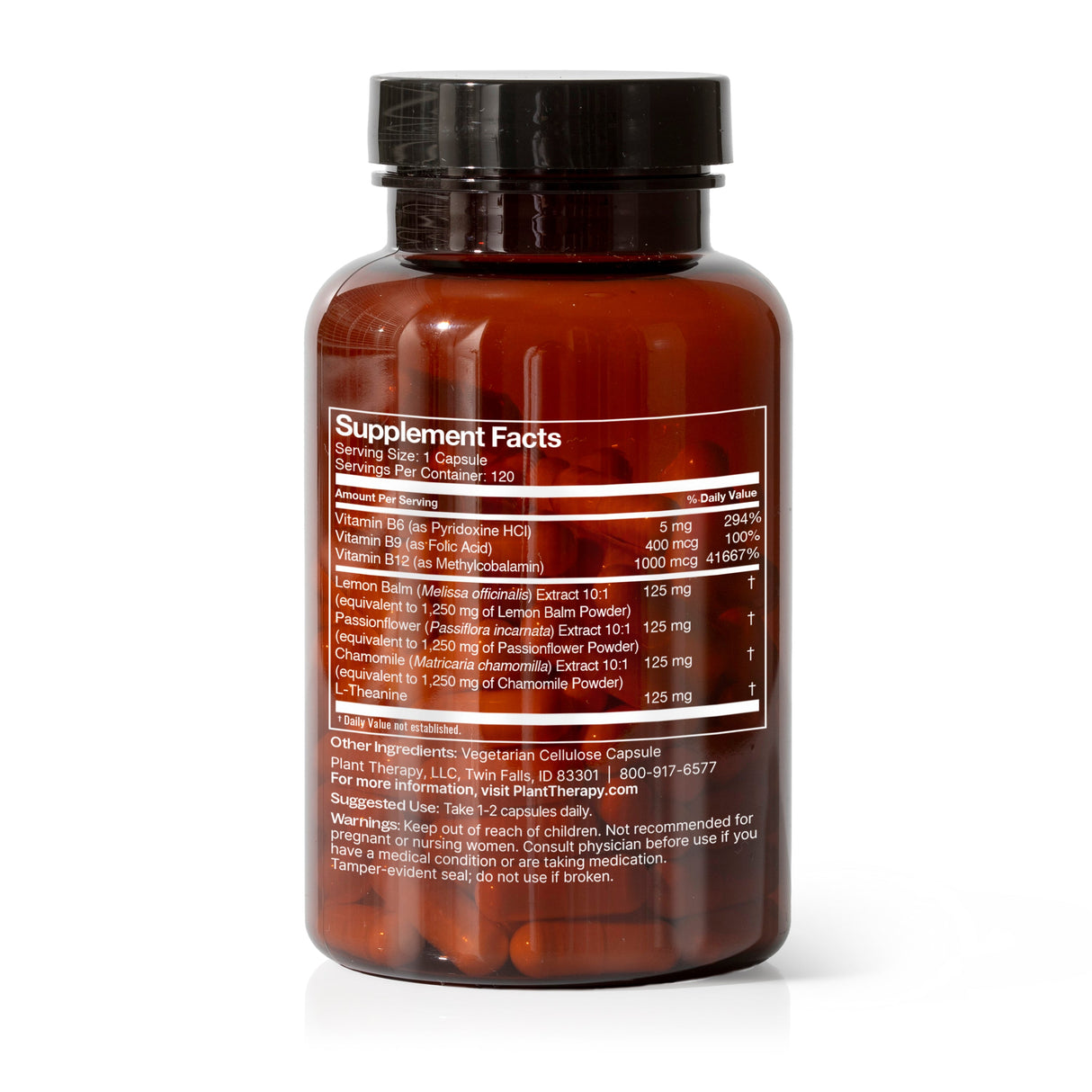 Unwind Your Mind Herbal Supplement - 120 Capsules from Plant Therapy