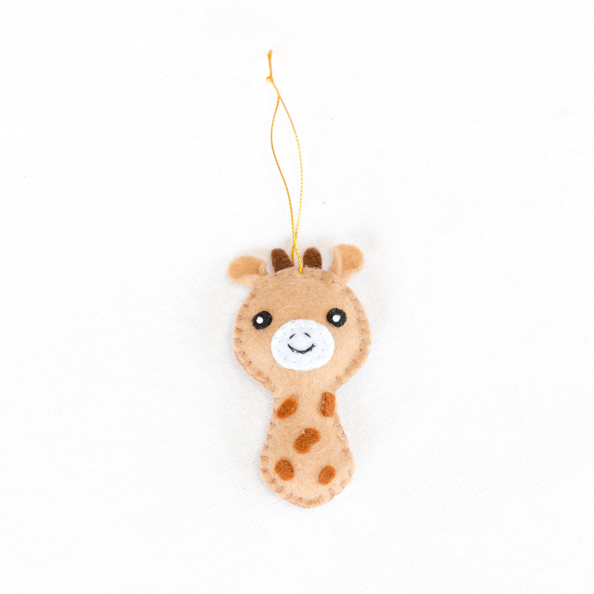 Mini Giraffe Felt Ornament from Upavim Crafts