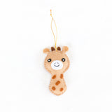 Mini Giraffe Felt Ornament from Upavim Crafts