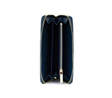 Uptown Quilted - Navy Zipper Wallet from Gunas New York