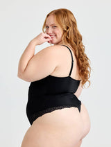 V-Neck Half Laced Bodysuit from HeyShape