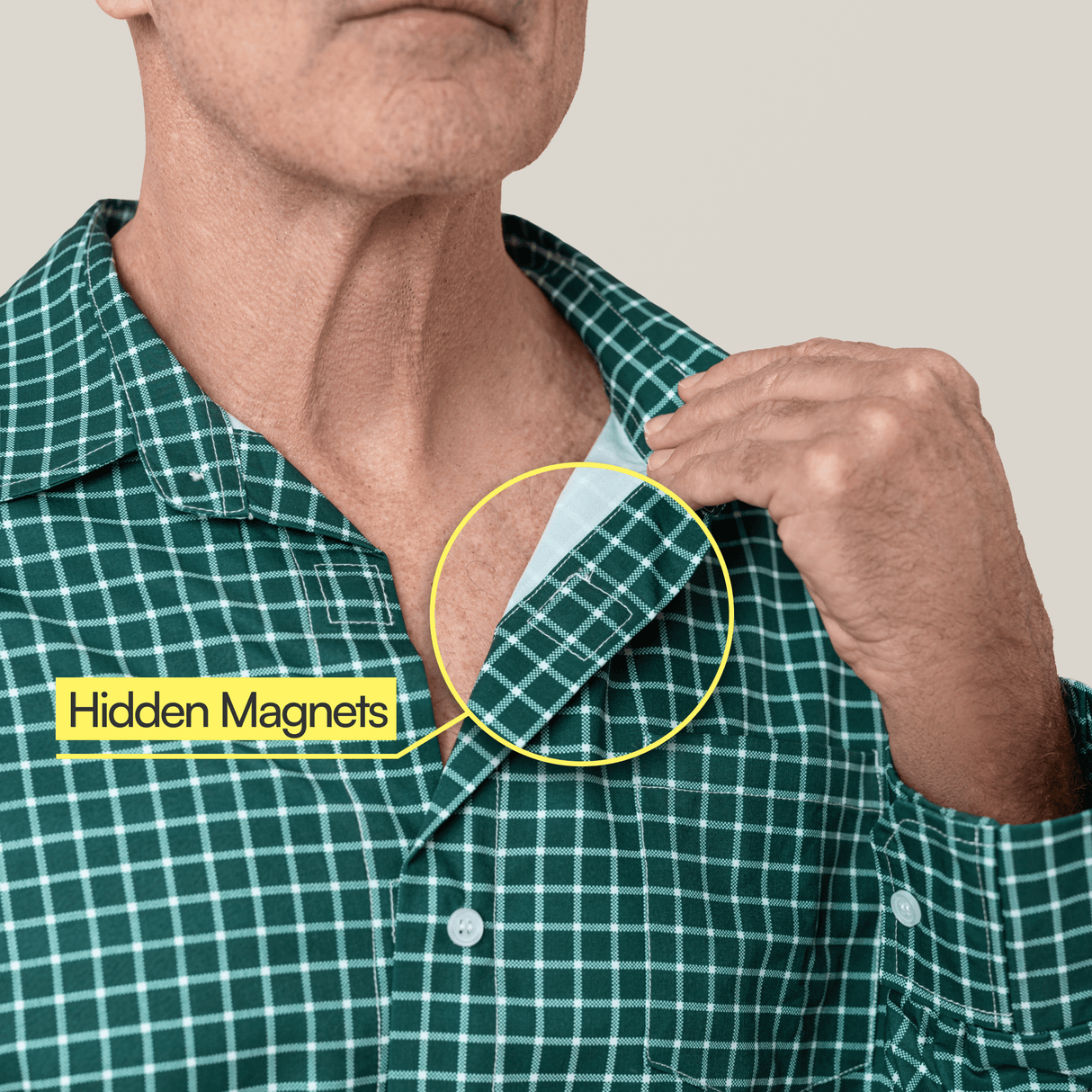 Everyday Magnetic Button-Down for Men | Tailored-Fit from Joe & Bella