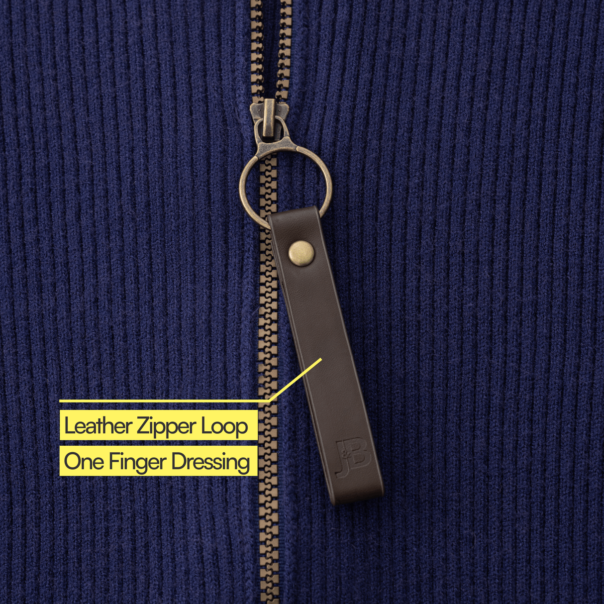 Signature Magnetic Zip-Up for Men from Joe & Bella