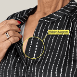 Everyday Magnetic Button Blouse for Women from Joe & Bella