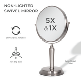 Anaheim Makeup Mirror with Magnification from Zadro