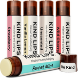 5 Pack Variety Organic Lip Balm from Kind Lips