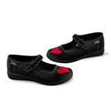 Chocolaticas® Velvet Heart Women's Mary Jane Flat from Hot Chocolate Design