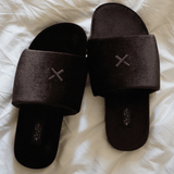 Men's Chocolate Brown Velvet House Slide from Del Toro Shoes
