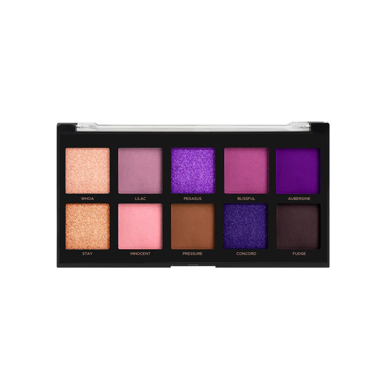 Violets 10 shade palette from Profusion Cosmetics