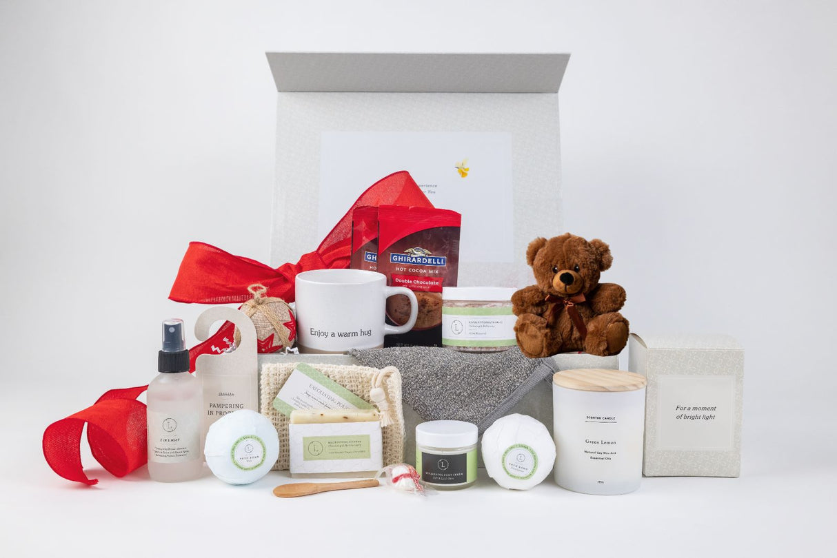 Sending a BIG hug Luxury Gift Spa Set - Full on Pampering from Lizush